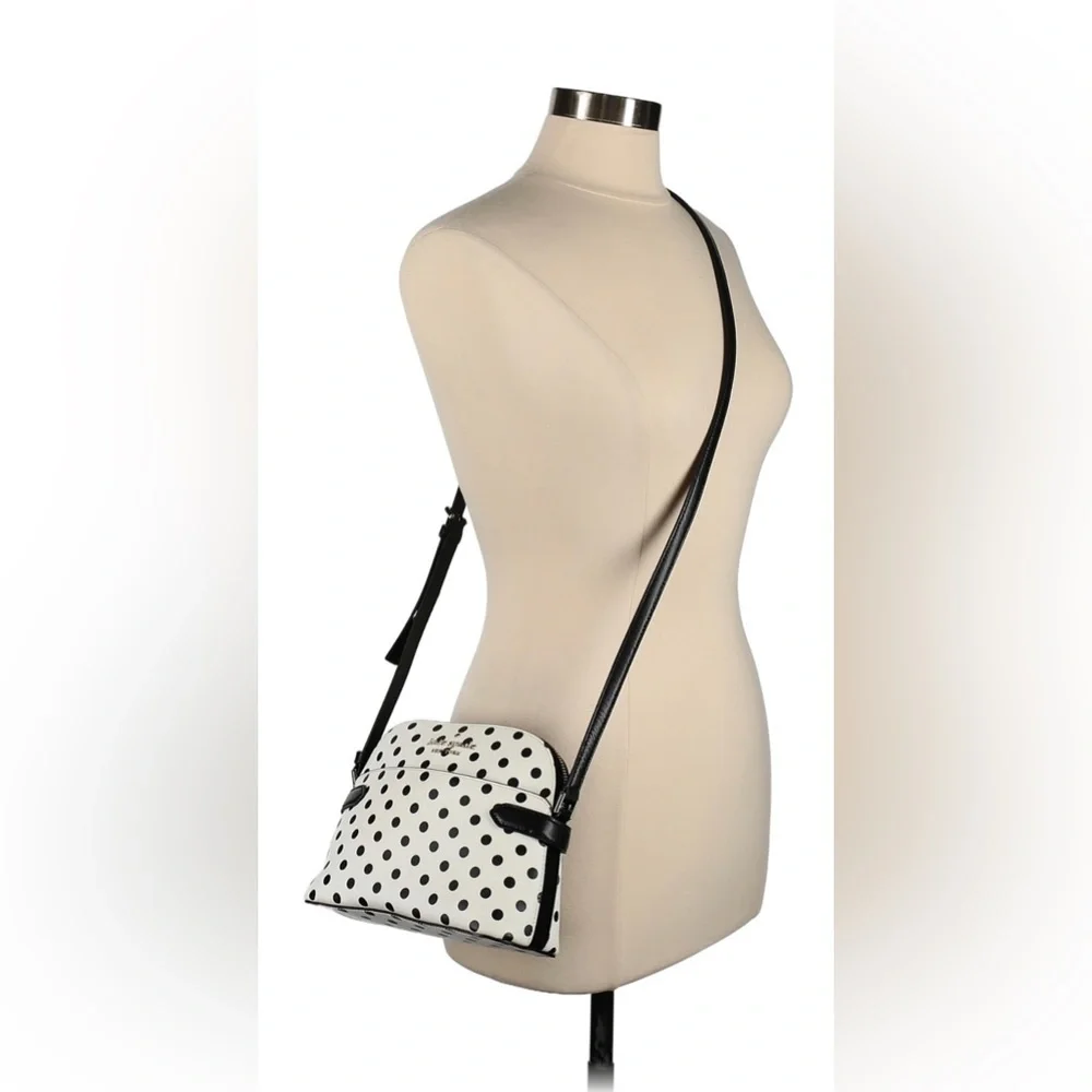 Kate Spade Polka Dot Staci Dome Crossbody Bag - Picture 3 of 6